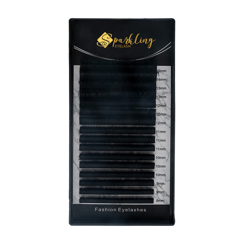 0,05 D Curl Matte Black Volume mở rộng lông mi