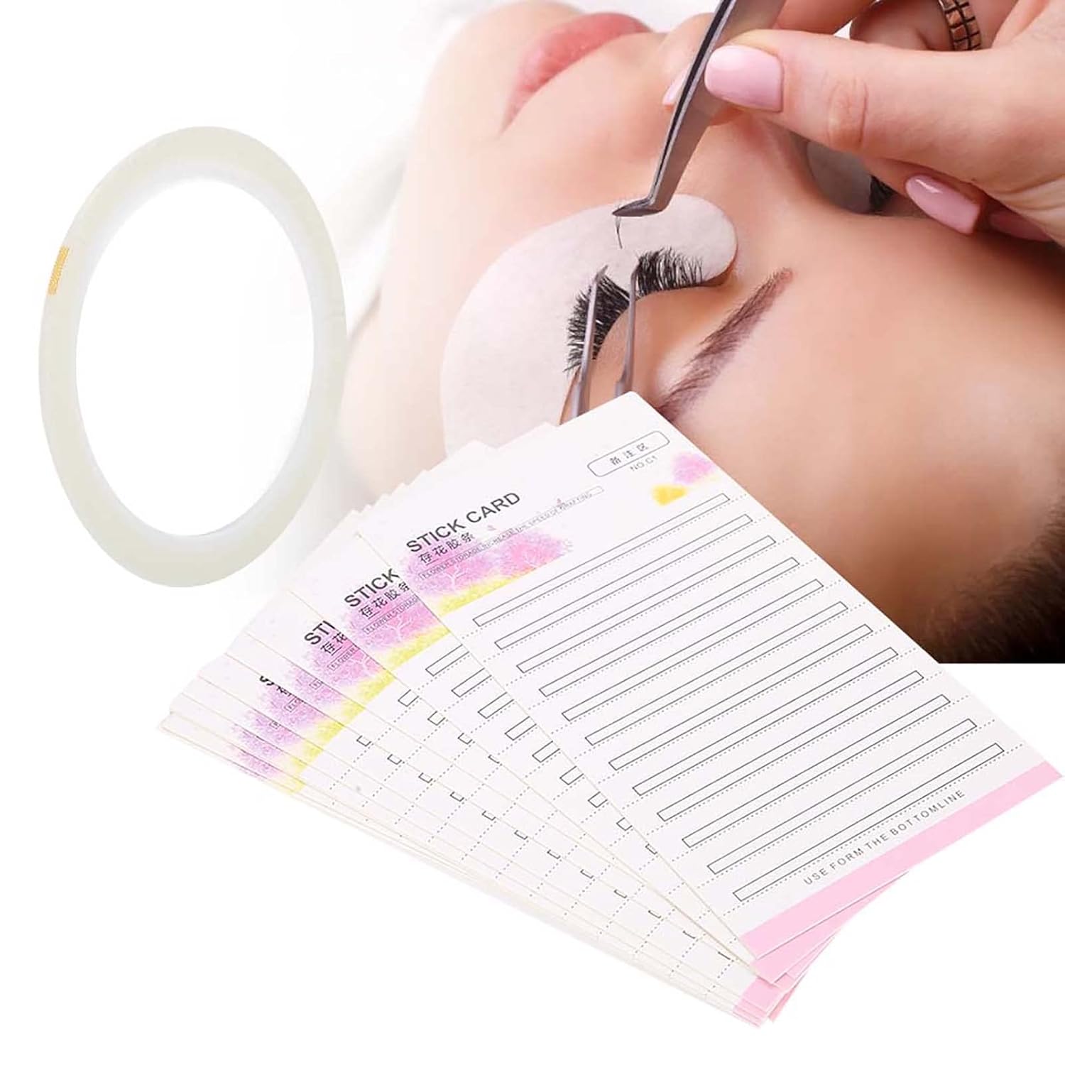 Thẻ giấy gắn lông mi giả - Giải pháp tối ưu cho việc lưu trữ lông mi nối dài