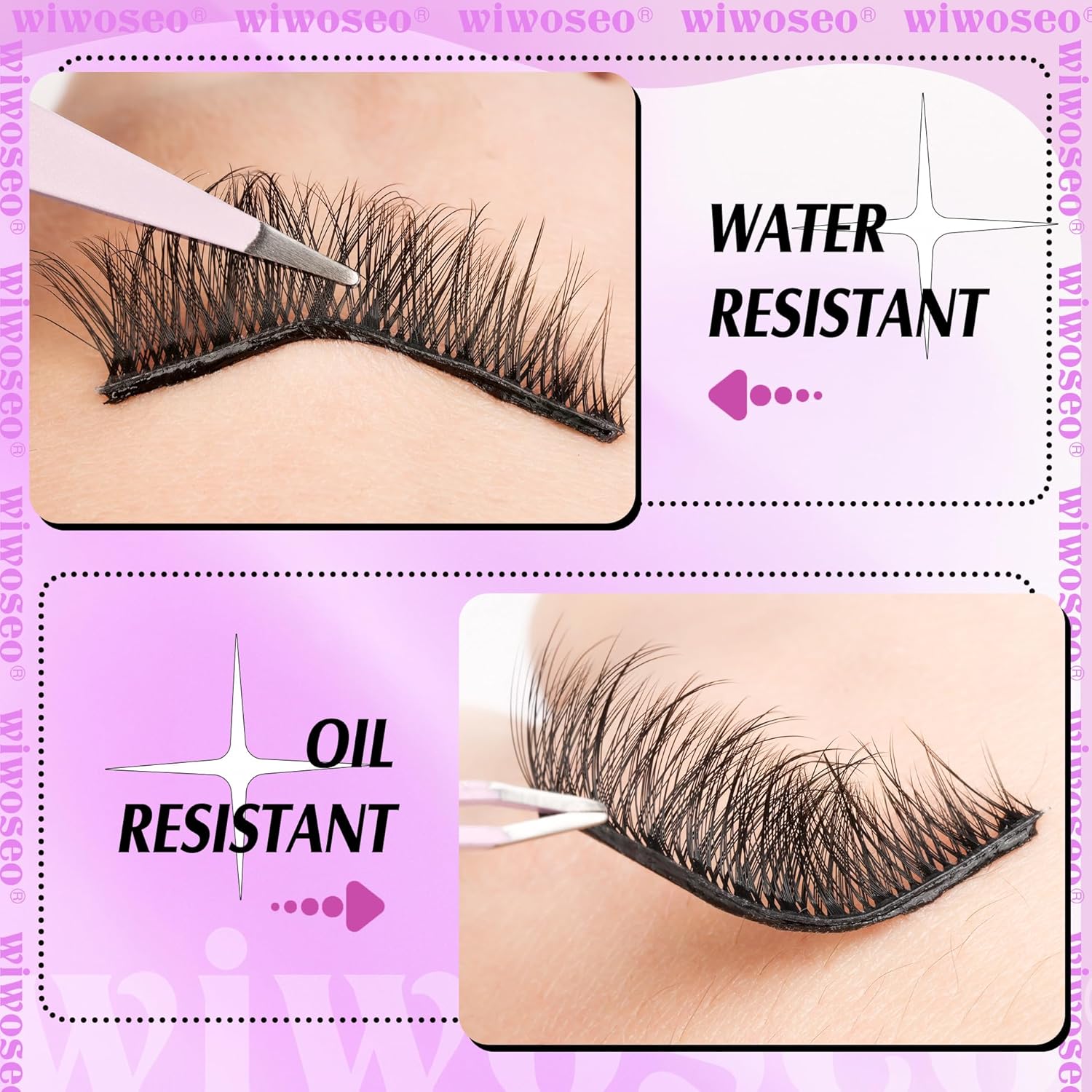 Có được vẻ ngoài hoàn hảo với hàng mi mềm mại tự dính của Pingdu Sparkling Eyelash®