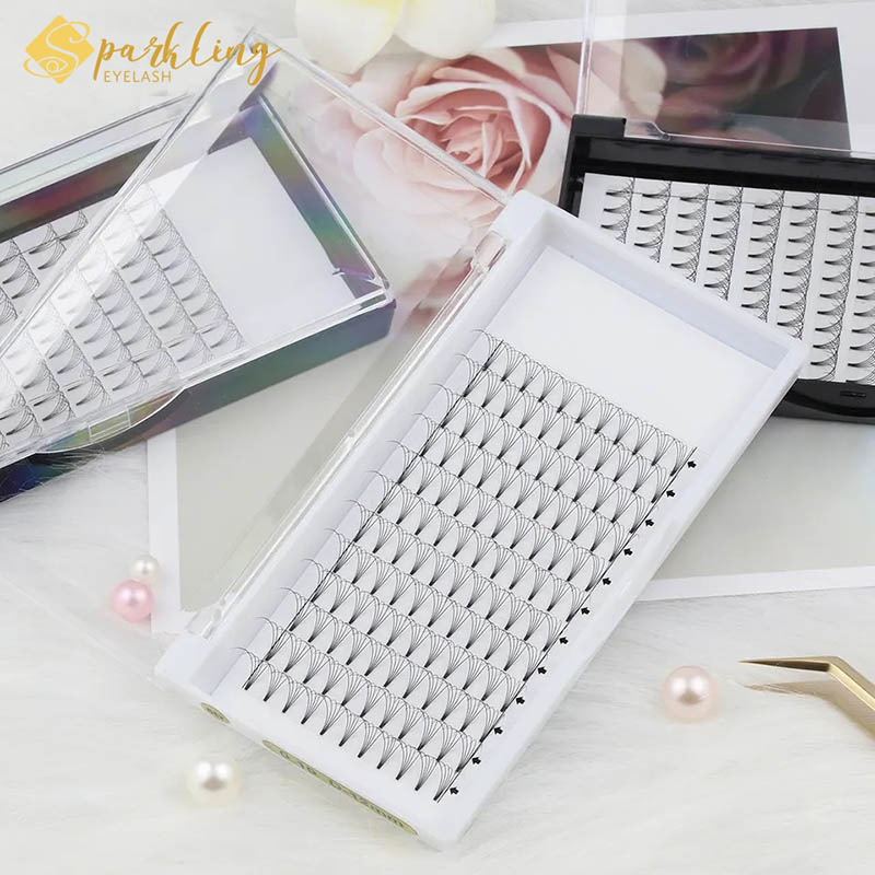 Bộ lông mi hình quạt làm sẵn dễ dàng