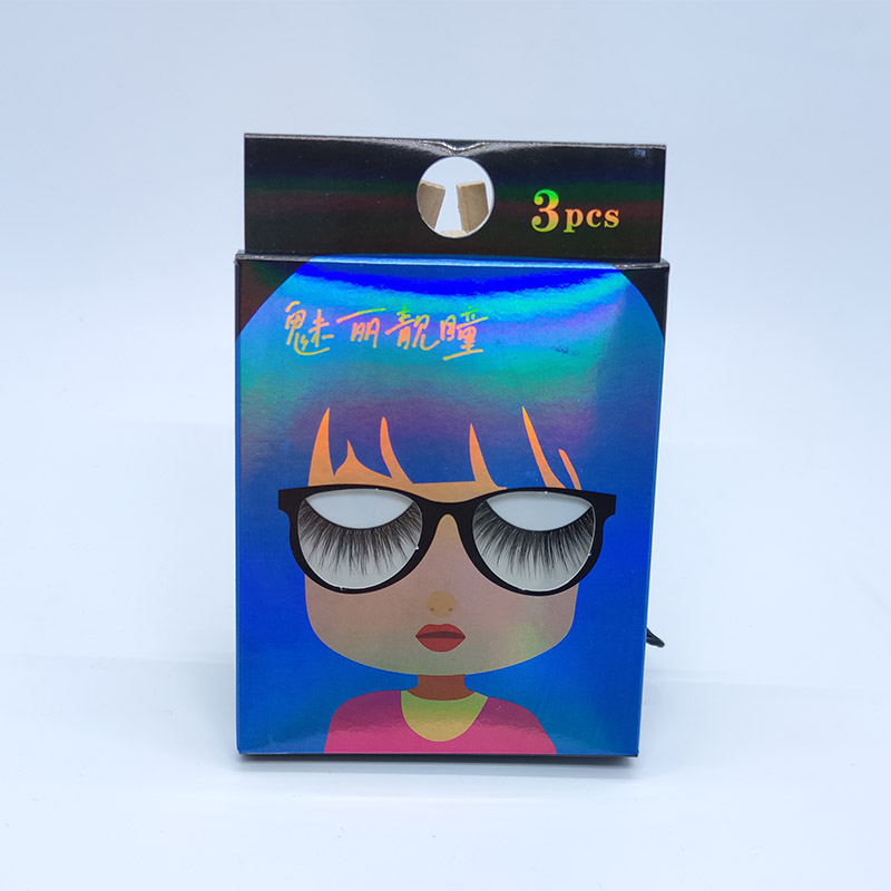 Natural Look Wispy Lashes 3D Eyelashes 3 Gói bông mềm nhiều gói
