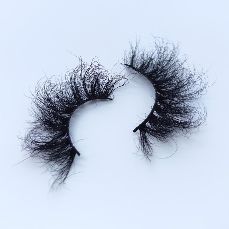 Real Mink Lashes Lông mi giả mềm mại D Curl Lông mi giả ấn tượng